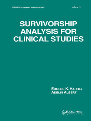 cover image of Survivorship Analysis for Clinical Studies